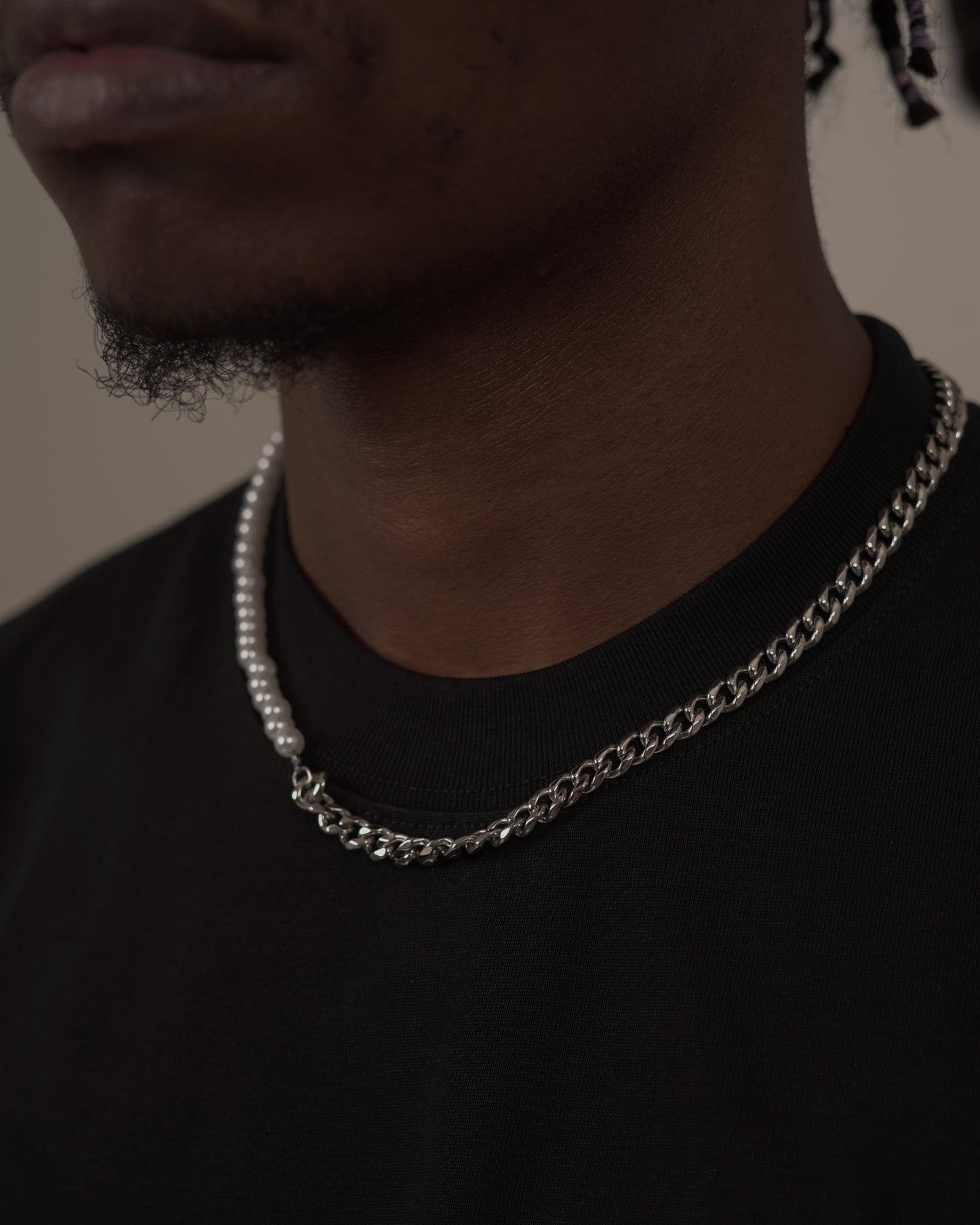 ETERNAL SILVER & PEARL NECKLACE