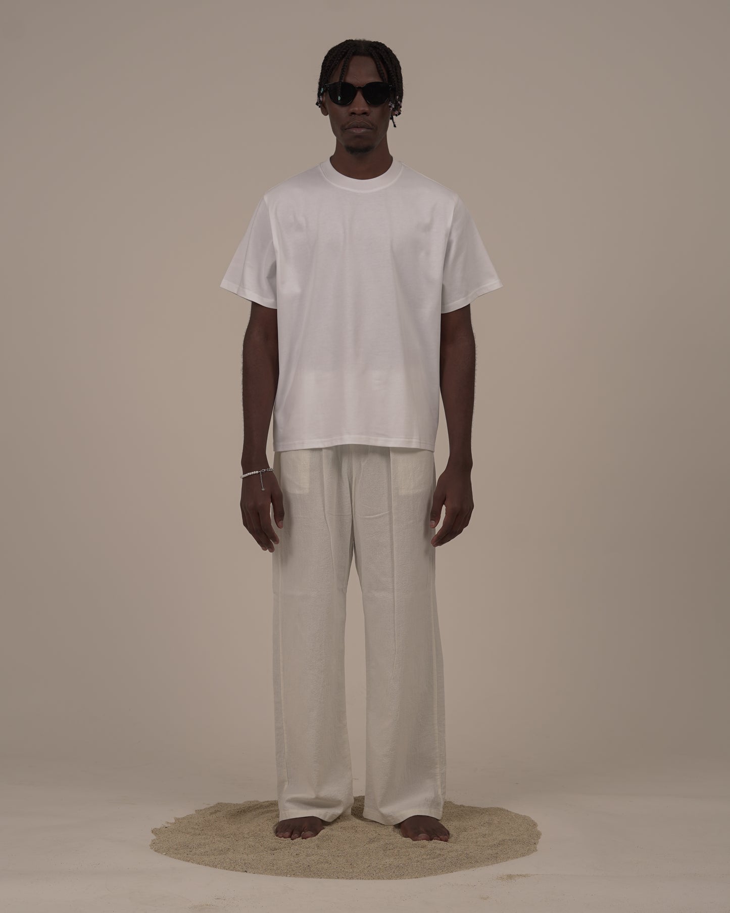DAILY CROPPED T-SHIRT - WHITE