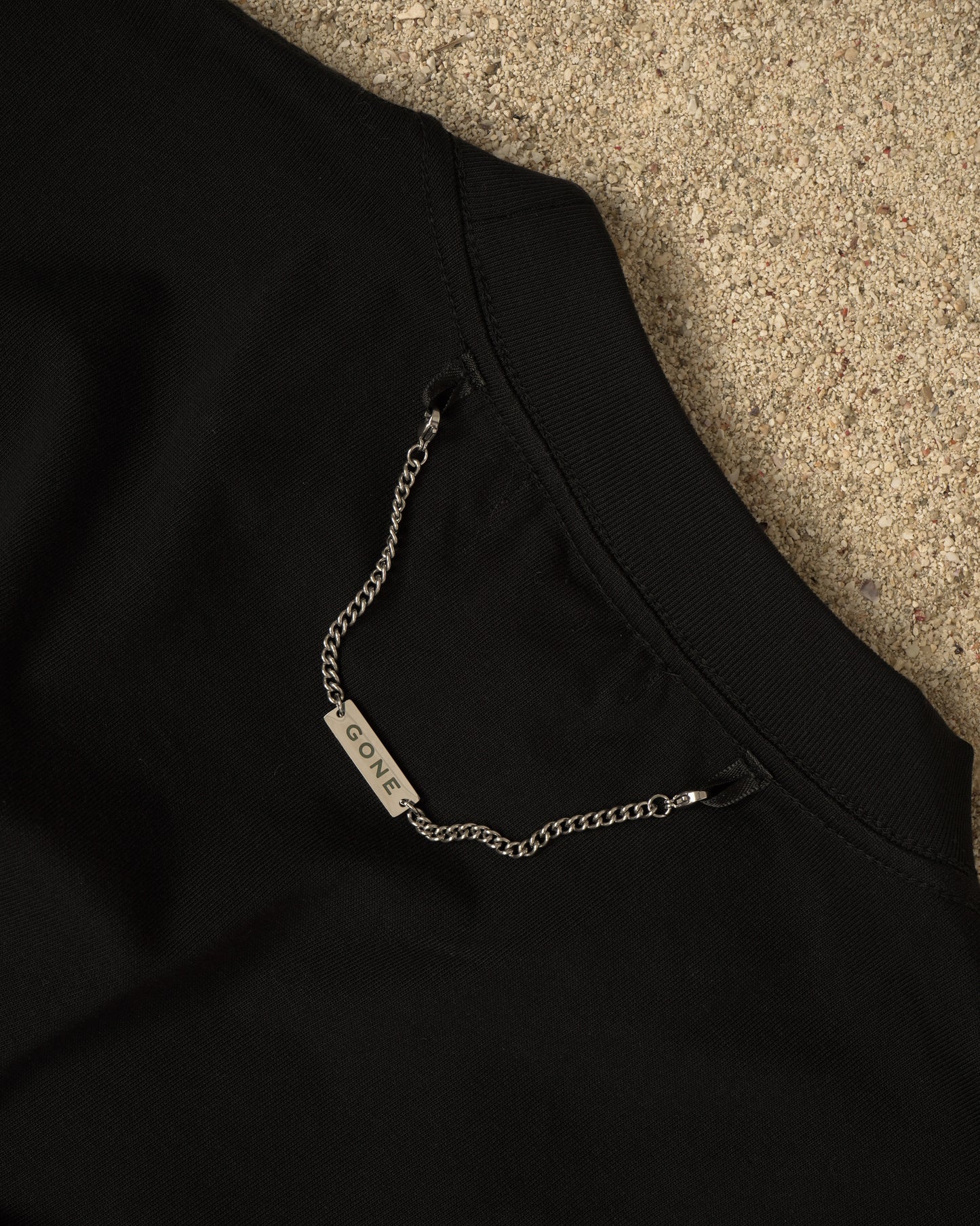 DAILY CROPPED T-SHIRT - BLACK