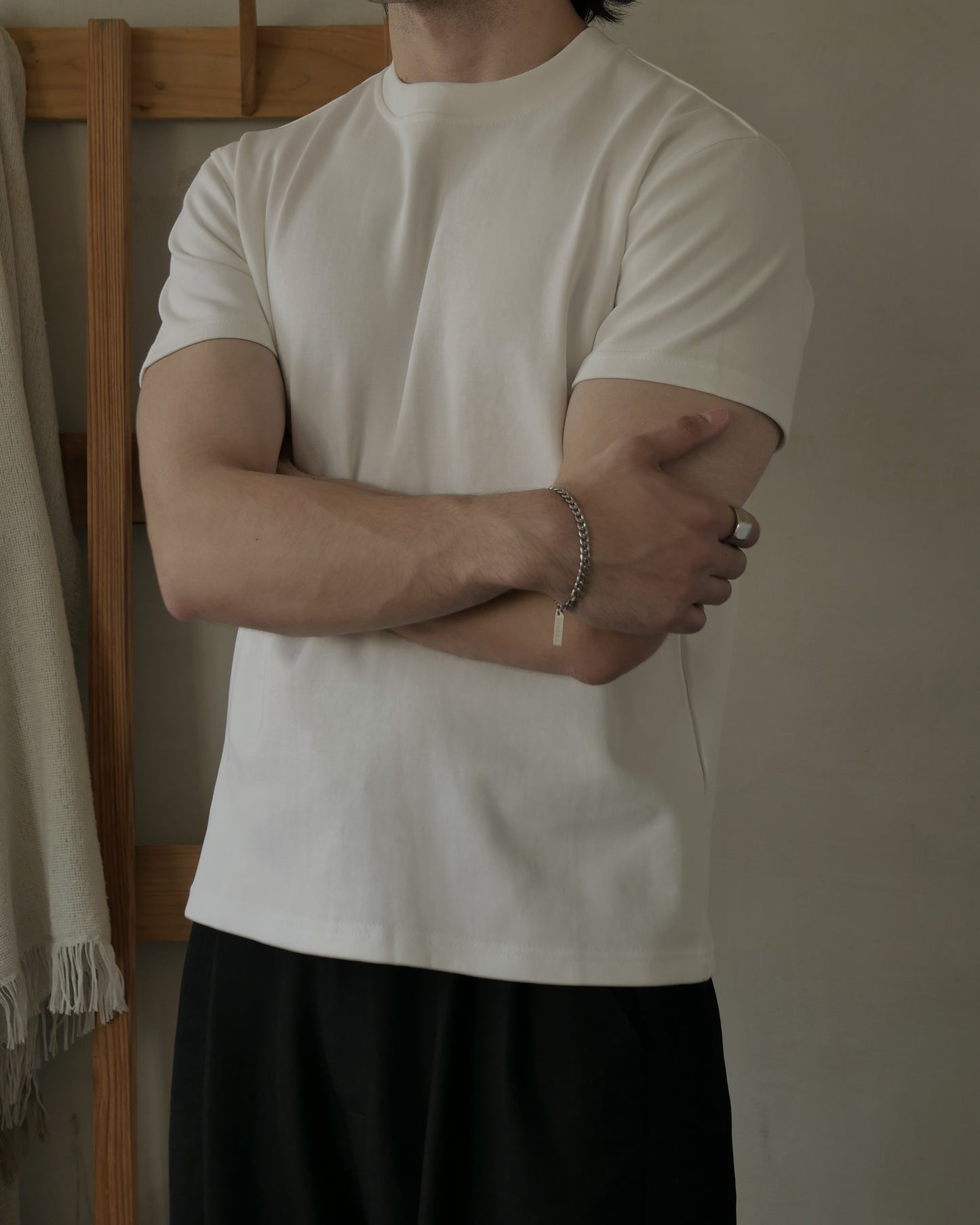 CARMY SLIM FIT T-SHIRT - WHITE