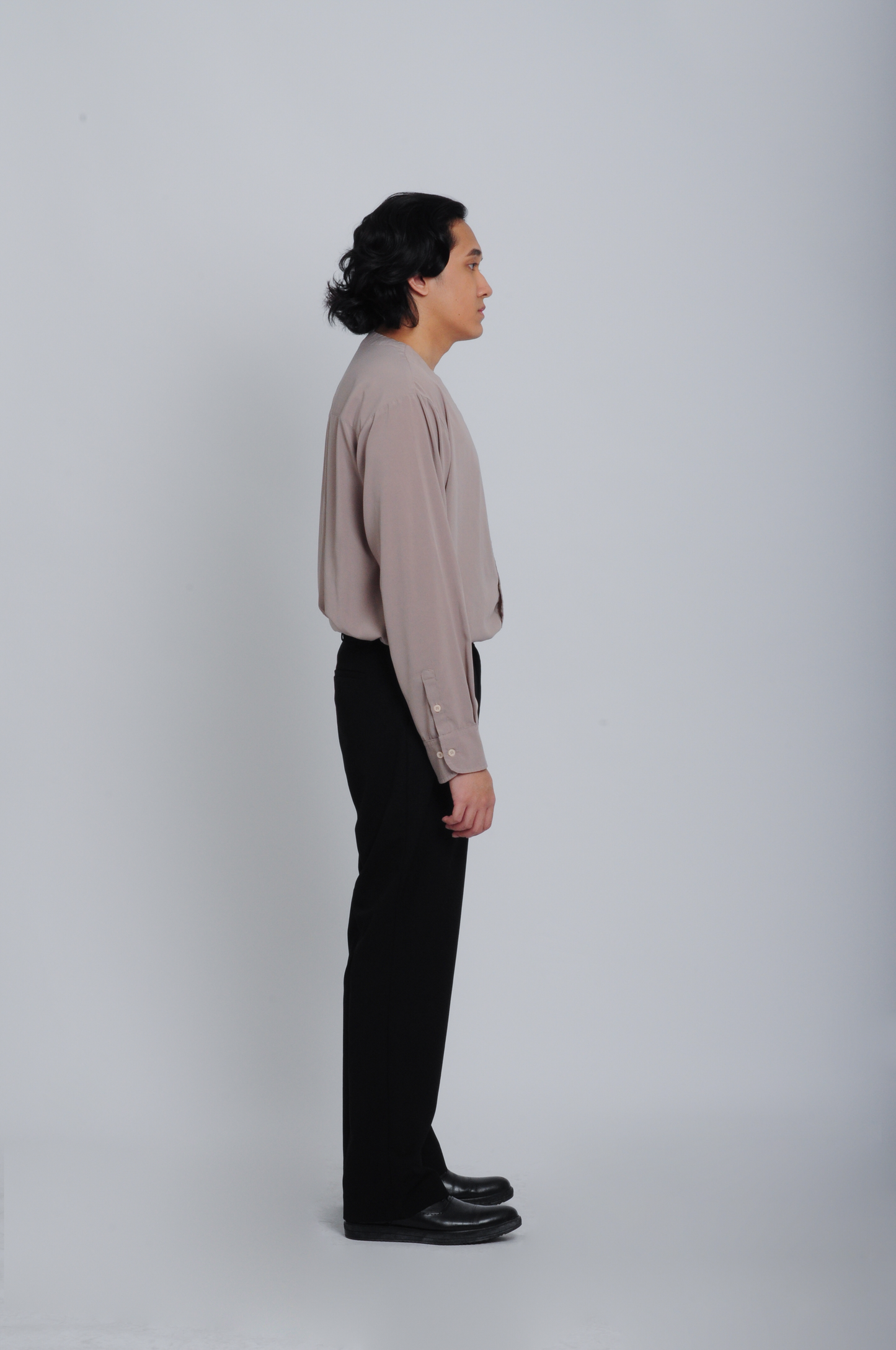 RELAXED V SHIRT - ROSE