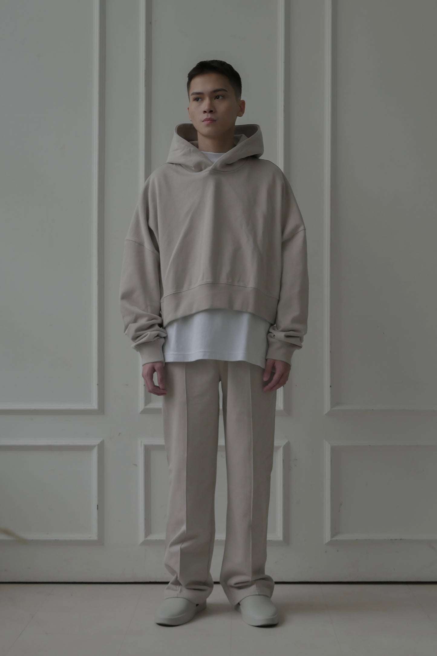 DAILY WIDE SWEATPANTS - GRAY