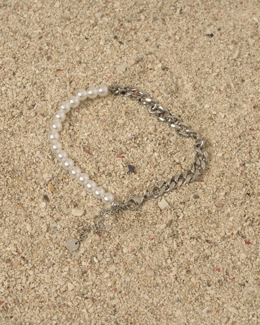 ETERNAL SILVER & PEARL BRACELET