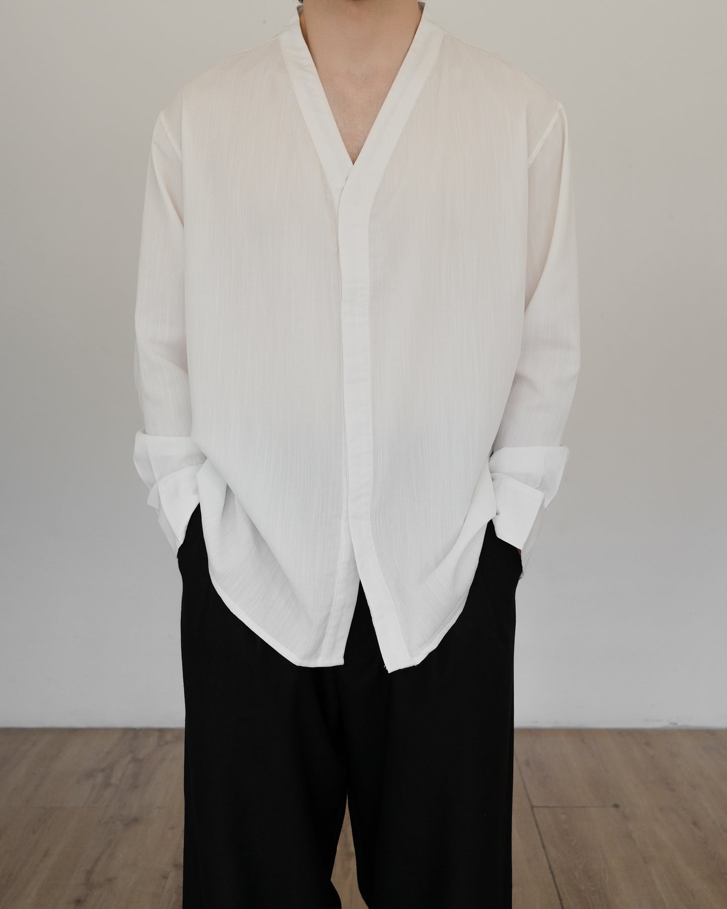 SORA LINEN SHIRT - IVORY