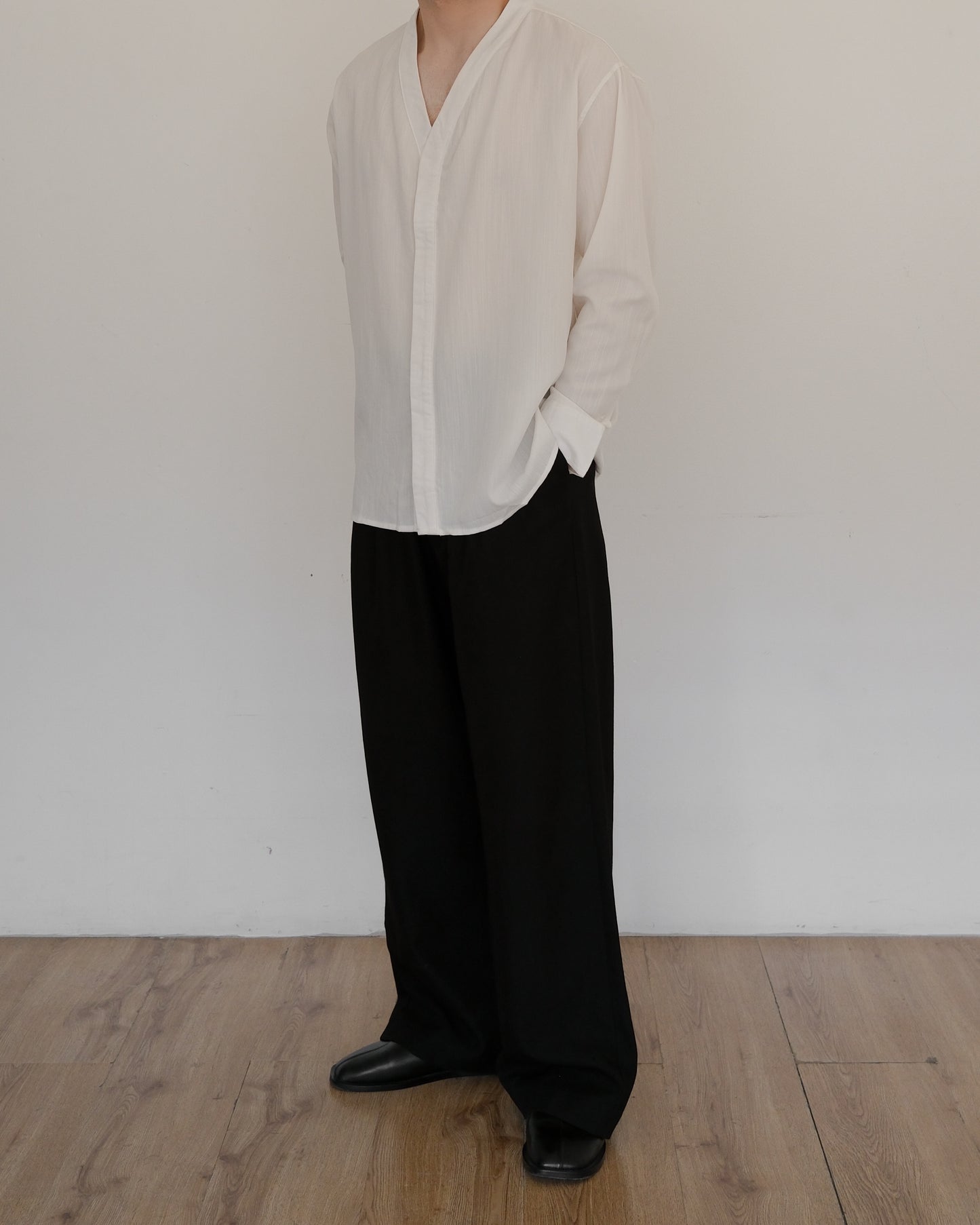 SORA LINEN SHIRT - IVORY