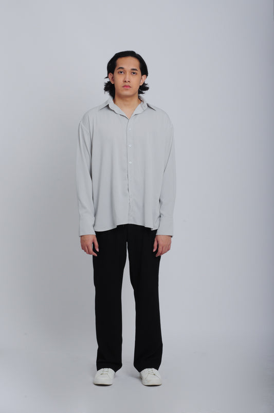 OVERSIZE DAILY SHIRT - GRAY